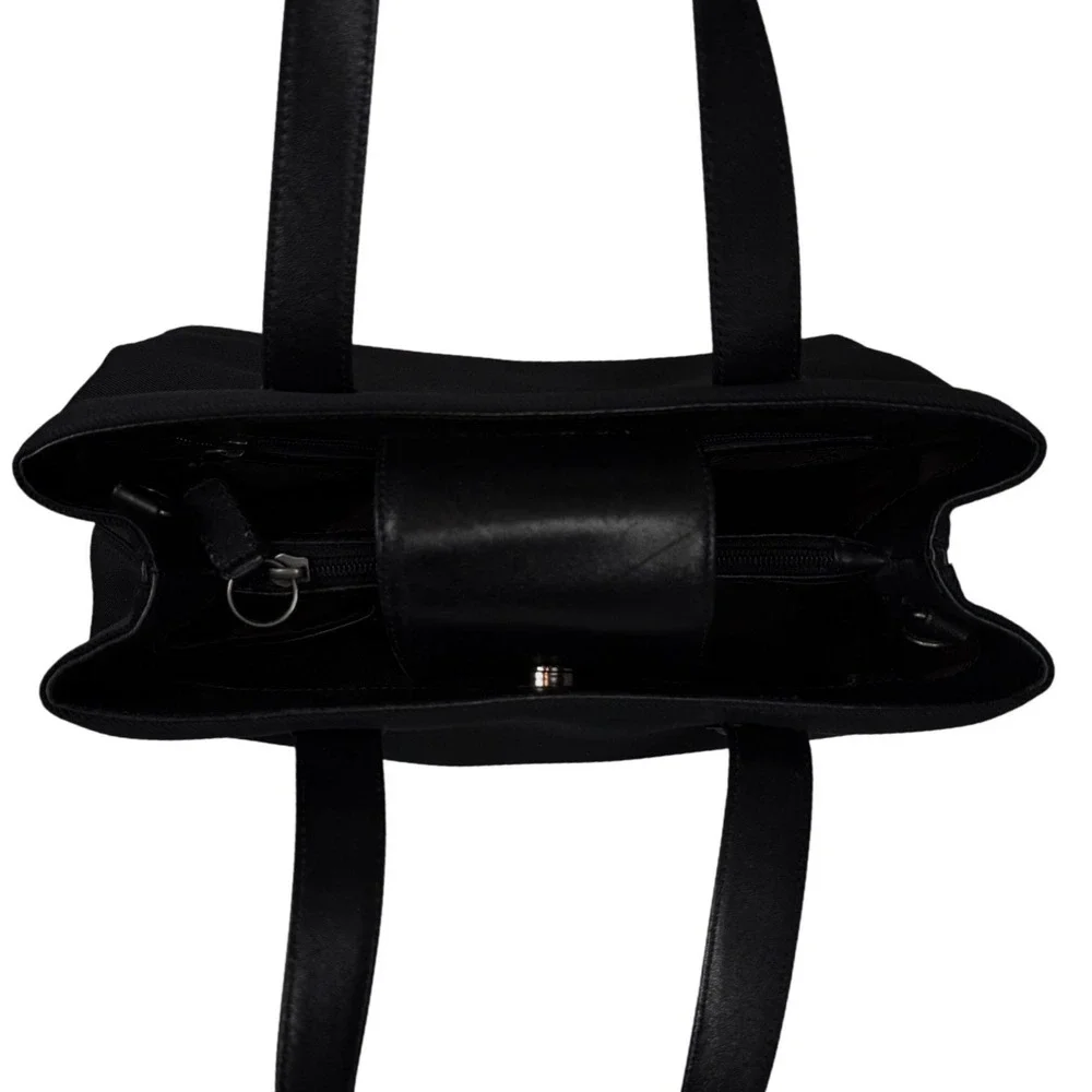 Vintage COACH Mercer Satchel (Model 7400) 1990s Durable Black Nylon Twill Fabric